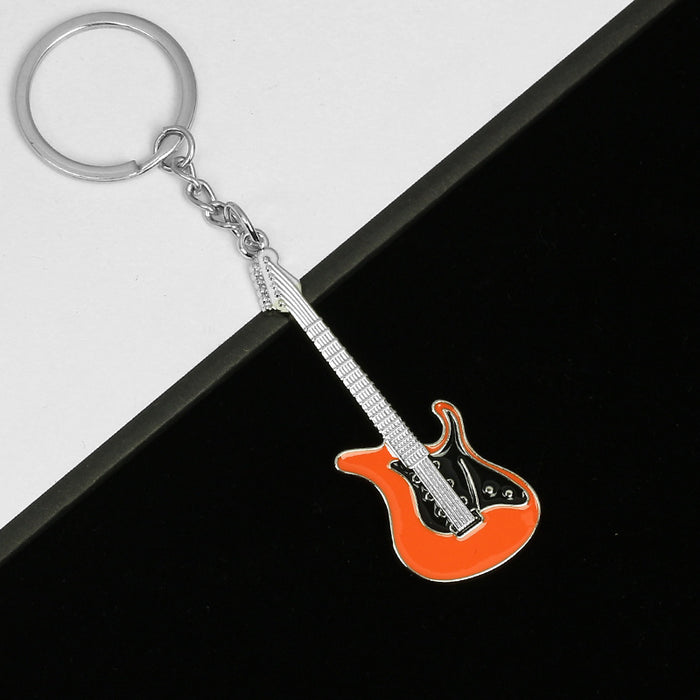 Wholesale Metal Musical Instrument Keychain Bag Pendant JDC-KC-Aohong006