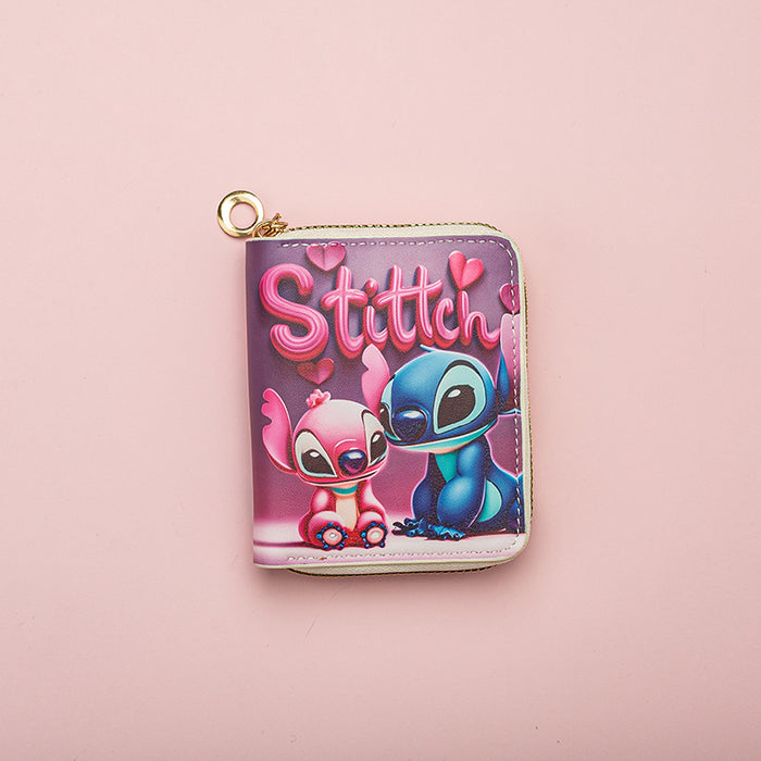 Wholesale Wallet short zipper student wallet small wallet coin purse card holder