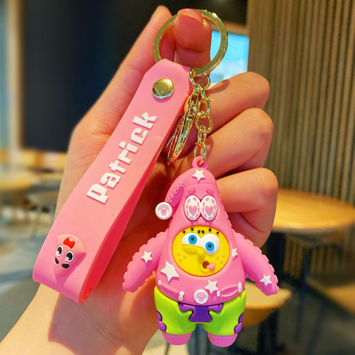 Wholesale Cartoon Silicone Doll Keychain JDC-KC-MingT176