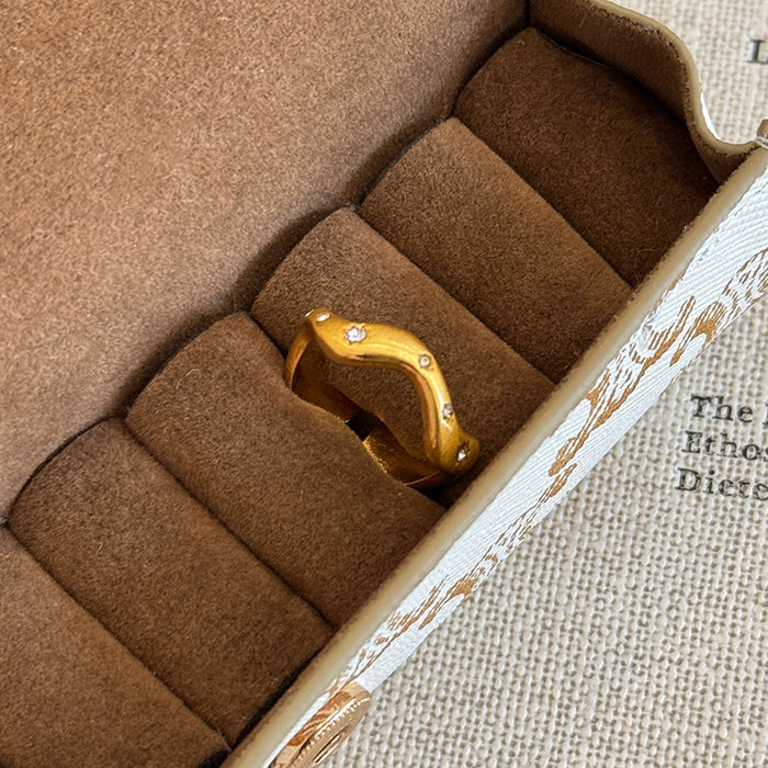 Wholesale Open ring, niche design, fashionable ring, light luxury, personalized star shaped index finger ring