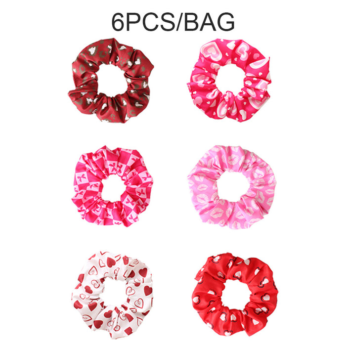 Wholesale large intestine hair ring  large intestine ring red love combination rope