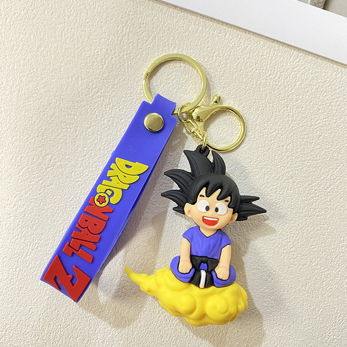 Wholesale Cartoon somersault cloud keychain cartoon toy student backpack pendant