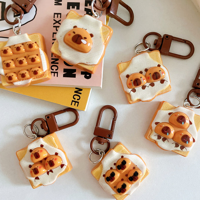 Wholesale Personalized and creative keychain pendant cartoon student backpack hanging accessory with accessories