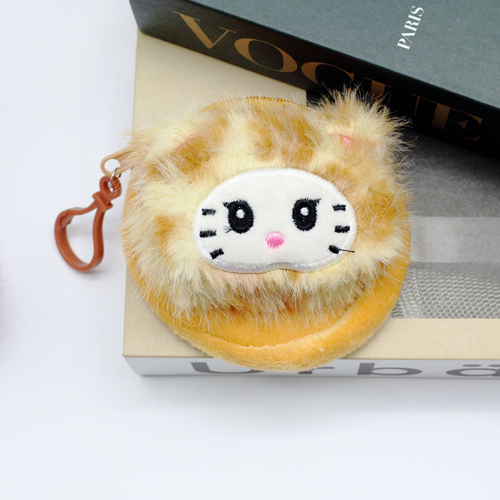 Wholesale Plush Coin Purse with Cat Ear Hood