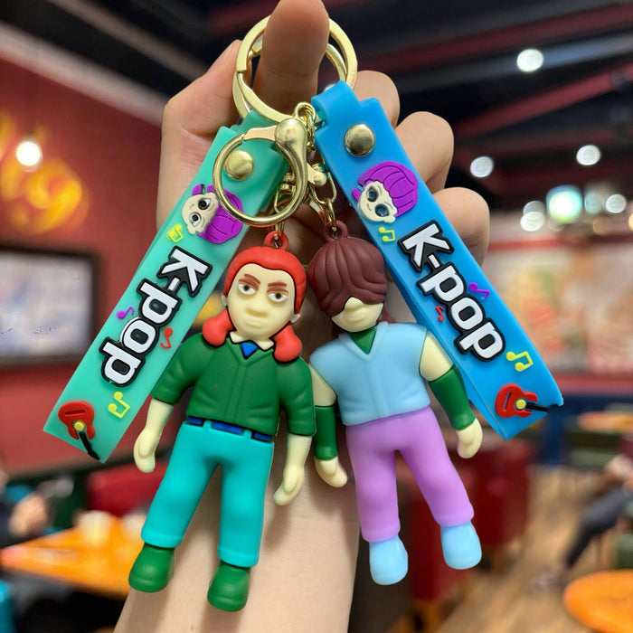 Wholesale KPOP Cartoon Keychain Bag Charm