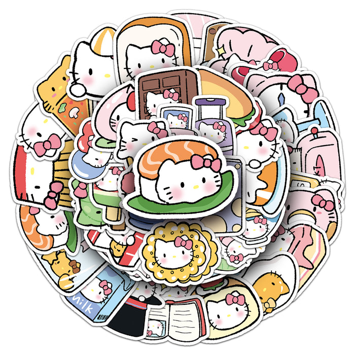 Wholesale 50pcs cat stickers cartoon cute  stickers