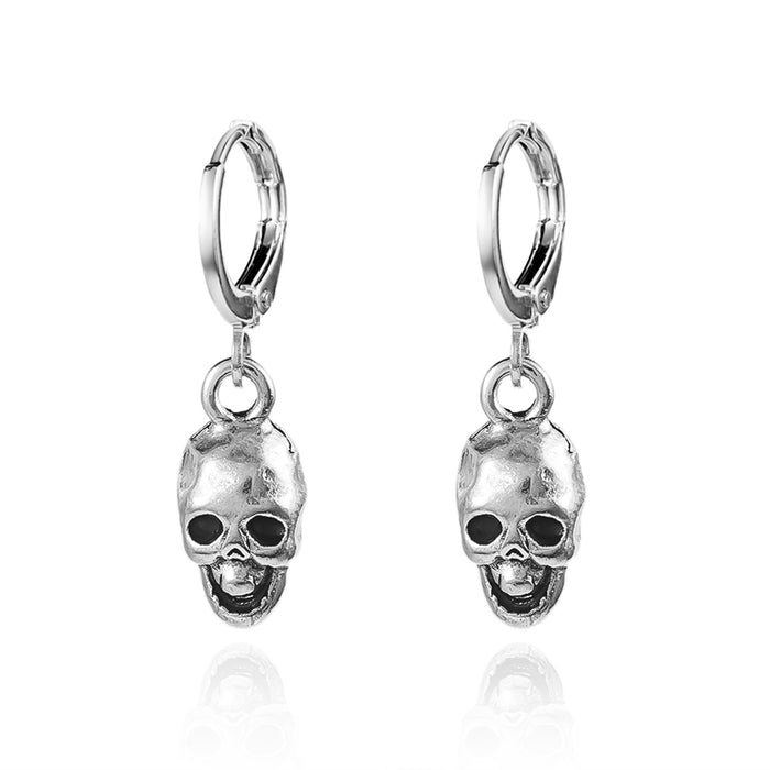 Wholesale Dark Gothic Style  Earrings for Women Skull Skeleton Tassel Earrings Design Earrings