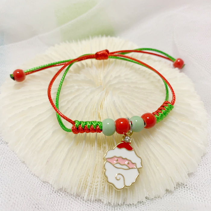 Wholesale Christmas cartoon bracelet  Christmas tree donuts deer a variety of optional manufacturers