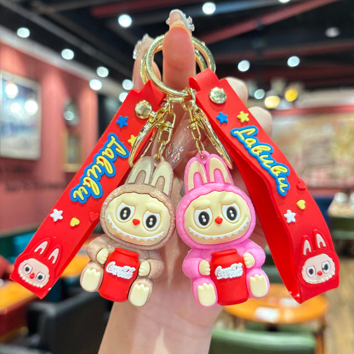 Wholesale Cartoon doll keychain cute little sheep doll keychain trendy toy gift pendant