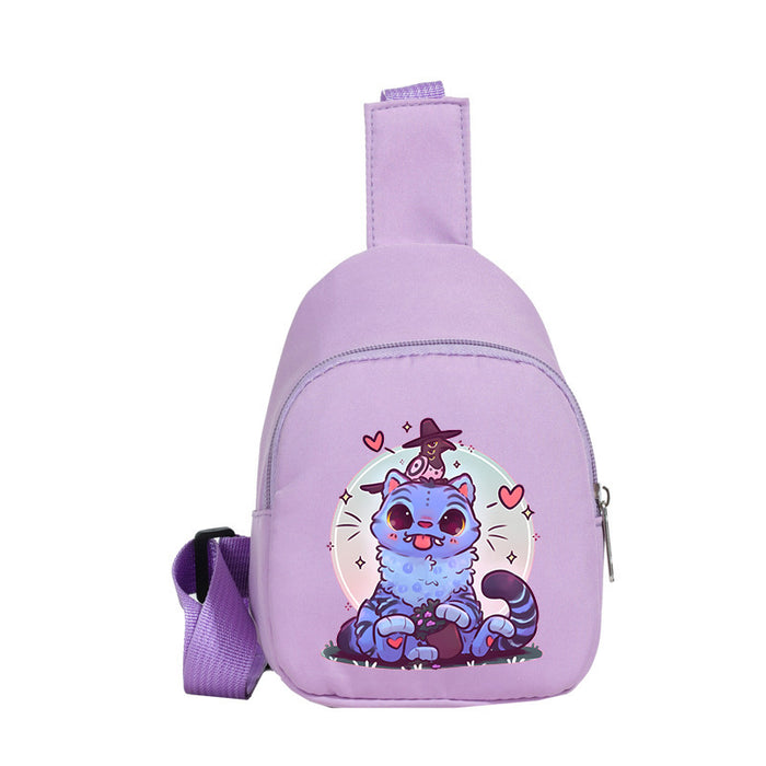 Wholesale Anime-themed Printed Shoulder Bag and Children' s Waist Bag