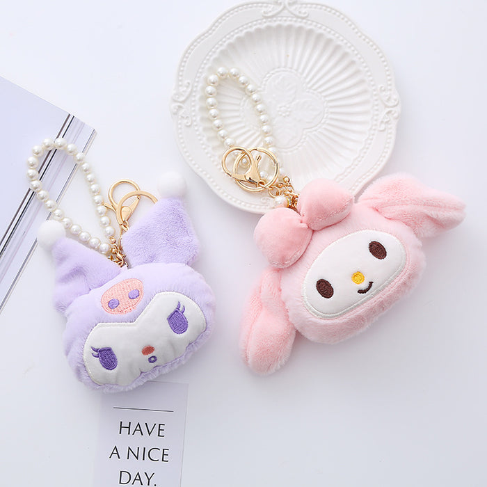 Wholesale Plush Doll Pendant Bag Keychain Pearl