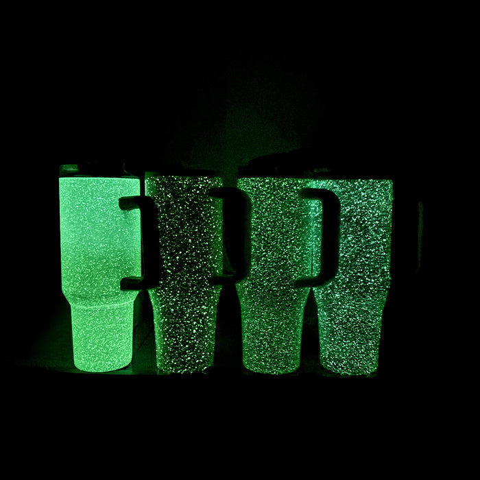 Wholesale  Luminous Handle Car Cup Double-Layer Stainless Steel Thermos Cup