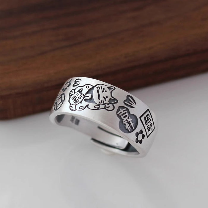 Wholesale Ring, niche, high-end, adjustable opening, index finger ring
