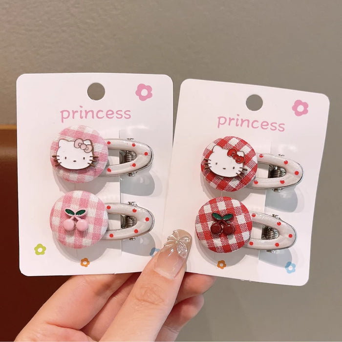 Wholesale Cute Cartoon Cat Hair Clips for Girls Hair Accessory