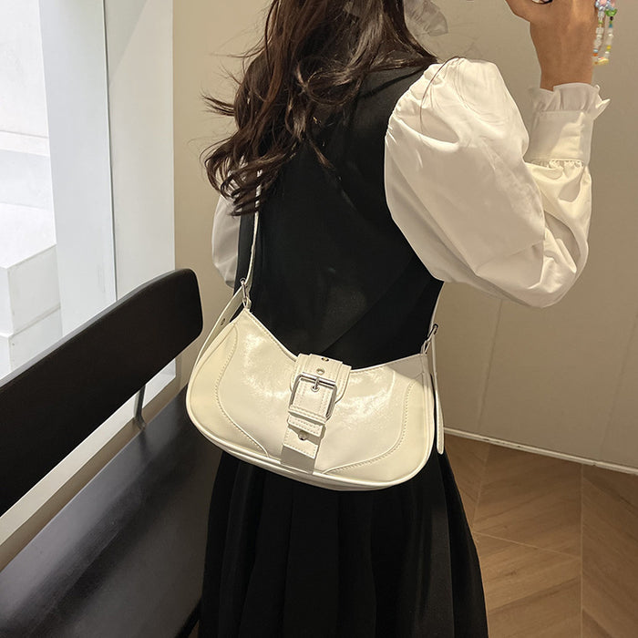Wholesale Popular single shoulder commuting fashionable texture retro bag
