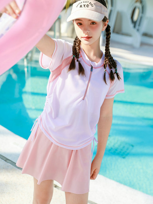 Wholesale Swimsuit one-piece skirt style swimming pool sports conservative swimsuit soaking hot spring swimsuit