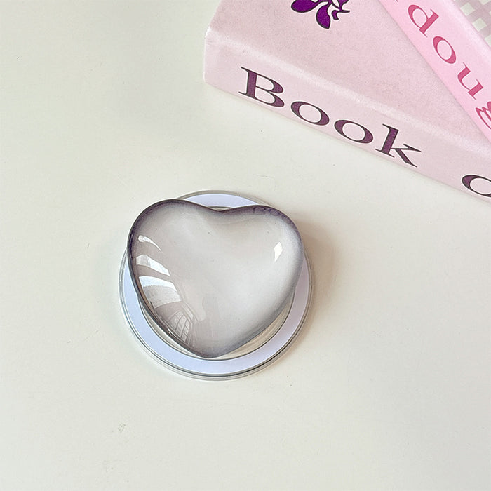 Wholesale Glass Heart-Shaped Phone Airbag Stand