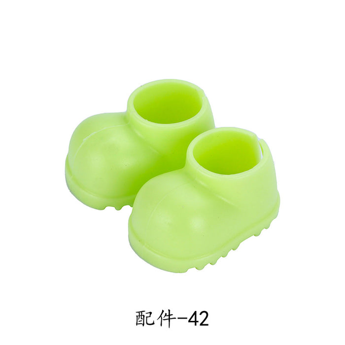 Wholesale  Adaptable Keychain Hanging Cotton Doll Plush Toy Dress-Up Shoes Boots with Pendant