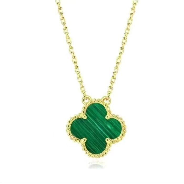 Wholesale Clover necklace, women's collarbone chain, lucky pendant
