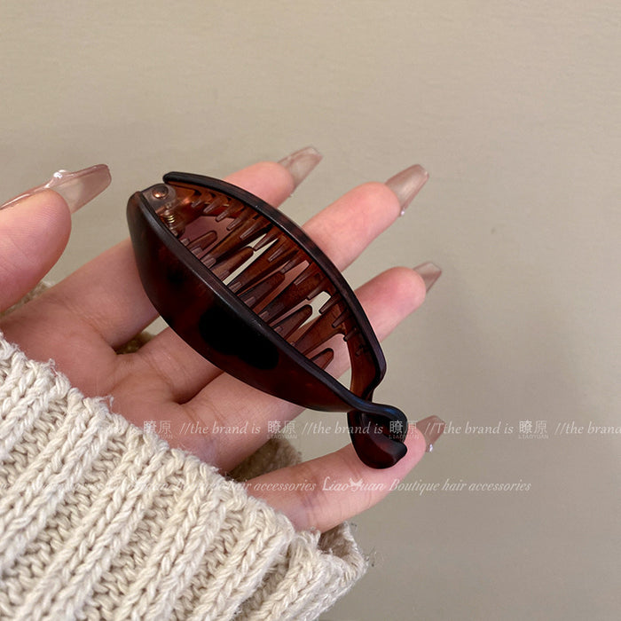 Wholesale Simple Banana Hairpin Women's Head Ponytail Clip Headwear