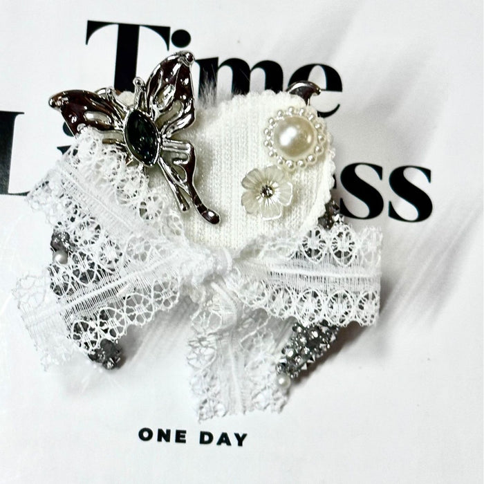 Wholesale Dark Bow Moon Bead Pendant DIY Decorative Accessory for Bag Charm