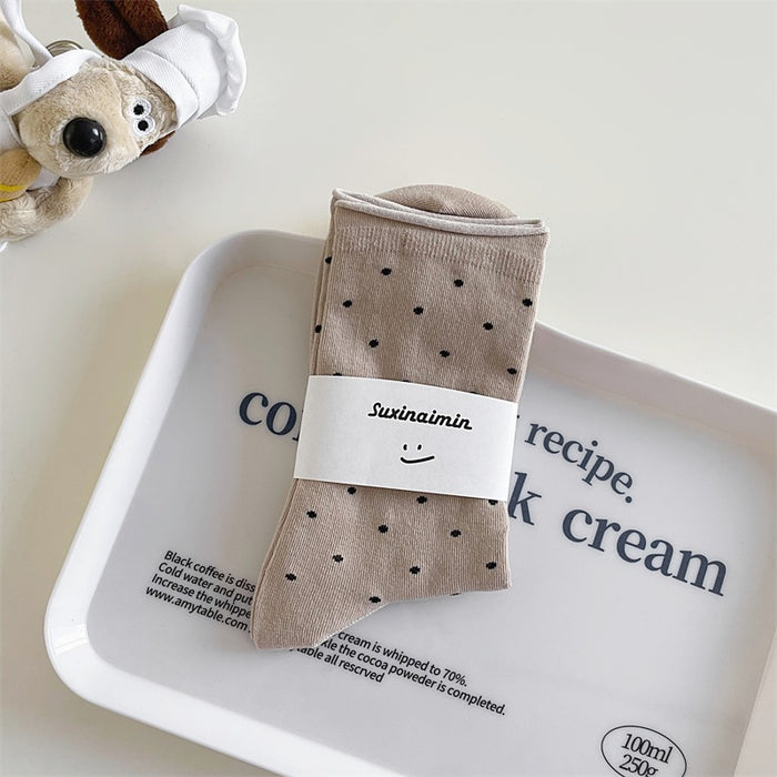 Wholesale Retro Curled Edge Dot Middle Tube Stockpile Stockpile