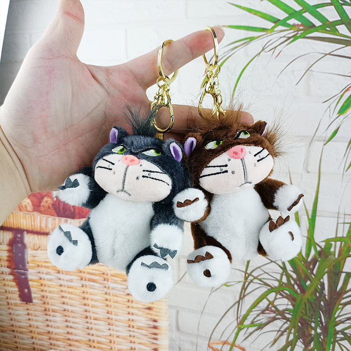 Wholesale Cat Doll Keychain Pendant Plush Doll Couple Hanging Plush Toy Doll