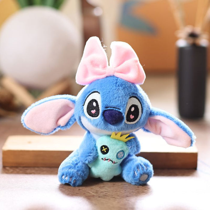 Wholesale Cute cartoon pendant plush toy alien doll bag pendant keychain doll