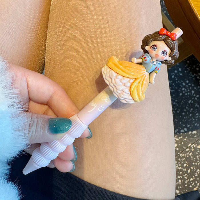 Wholesale Press the pen primary school students ballpoint pen little princess gel pen