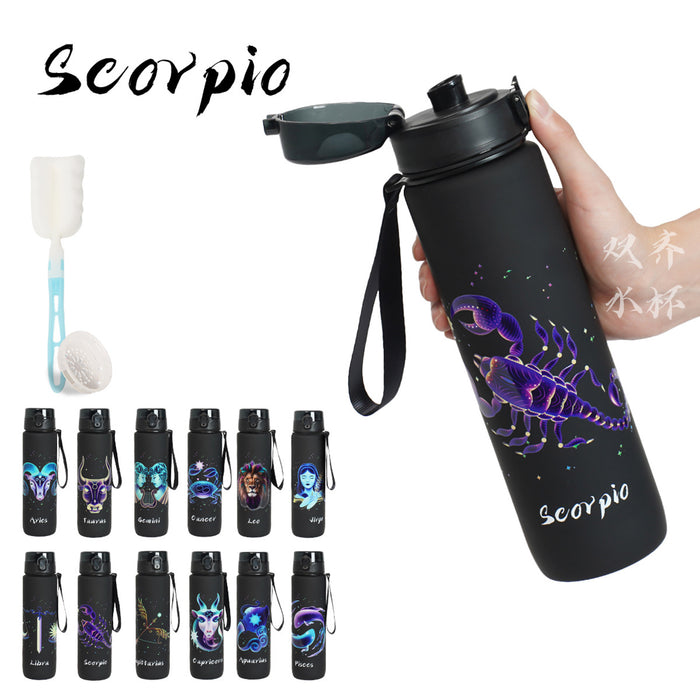 Wholesale Constellation water cup bounce cup plastic water cup