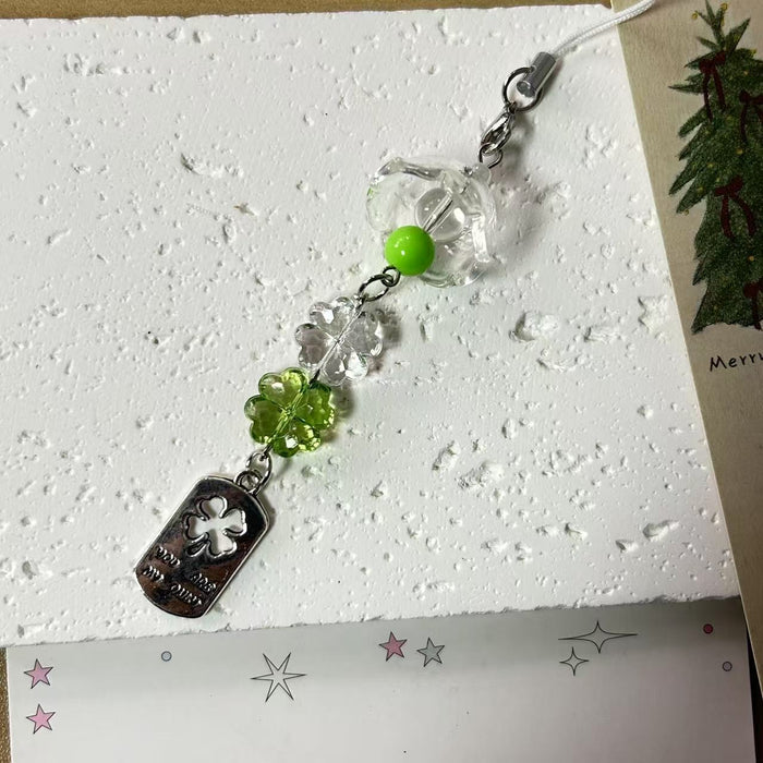 Wholesale Hand-made Beaded Pendant Bell Mobile Phone Chain