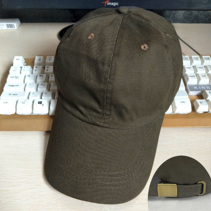 Wholesale Lightweight baseball cap with soft top and no lining, simple cotton duckbill cap