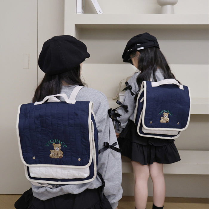 Wholesale Multi functional backpack, new cute embroidered teddy bear backpack