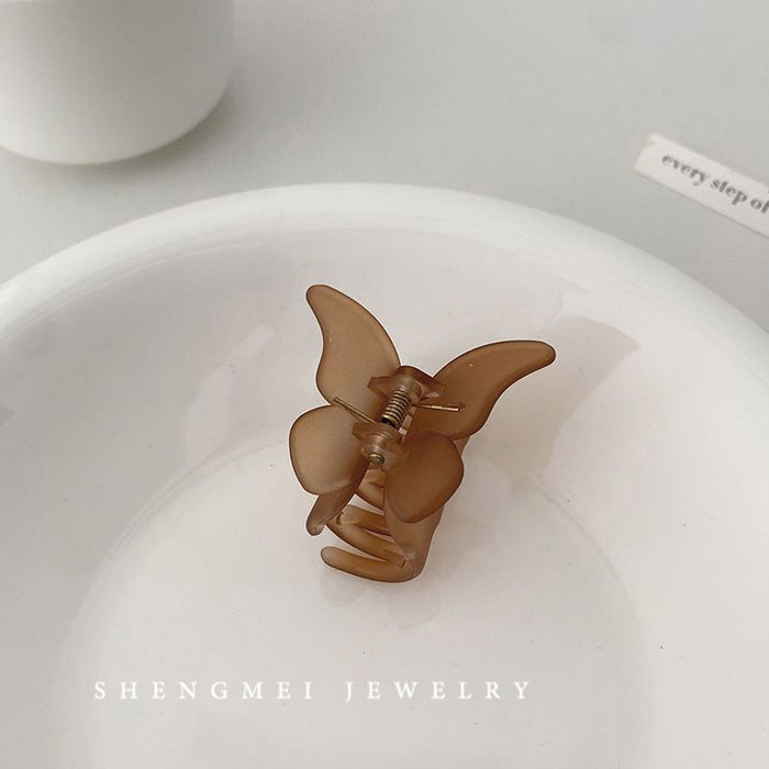 Wholesale Small Grab Clip Double Layer Butterfly Hairpin Bangs Top Clip Headwear