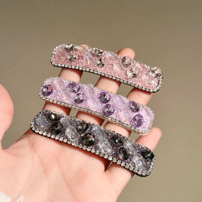 Wholesale Flash Full Diamond Clip Bangs Clip Hair Clip Sweet Hair Accessories