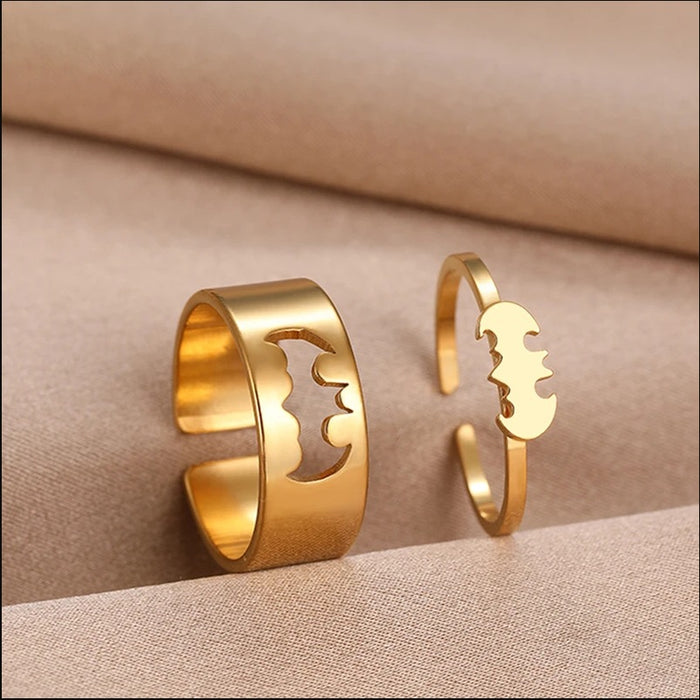 Wholesale  stainless steel bat couple ring adjustable