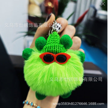 Wholesale Plush Briquette Cartoon Keychain JDC-KC-Shimin004