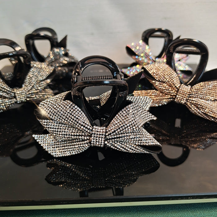 Wholesale High-end Full Diamond Rhinestone Hair Clips JDC-HC-YingT005