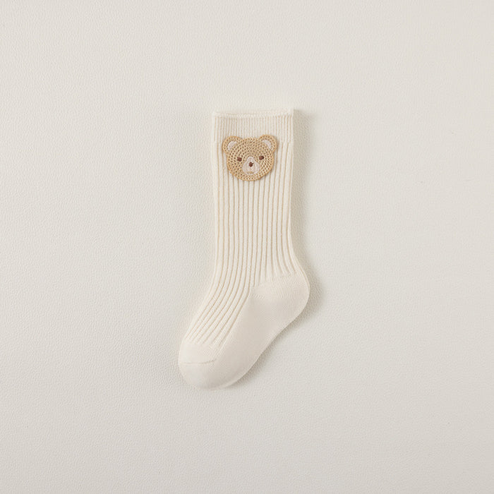 Wholesale Girls' Mid-tube Cotton Socks JDC-SK-SL014