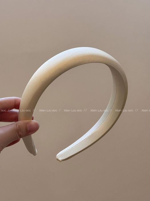 Wholesale Satin headband, new style, wash face headband, stylish and stylish, pressed hair, simple headwear