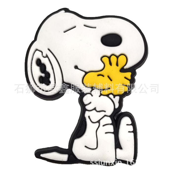 Wholesale 50pcs hole shoes soft rubber decorative buckle shoe accessories