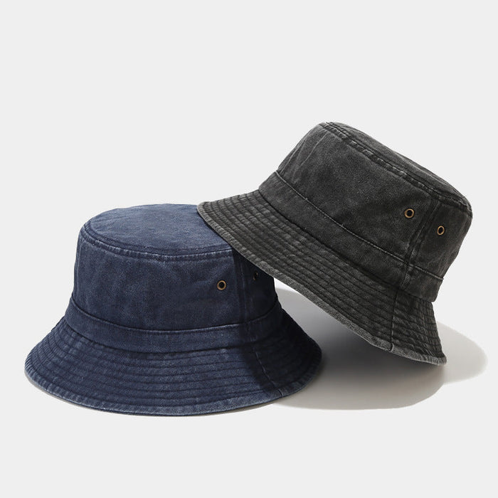 Al por mayor usado algodón de algodón Fashionhats Bucket Hats JDC-FH-LVY018