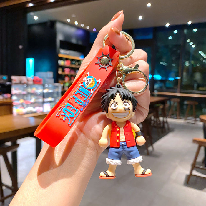 Wholesale Metal Keychain Cartoon Anime Cosplay Bag Charm Gift for Car Key Accessory MOQ≥2