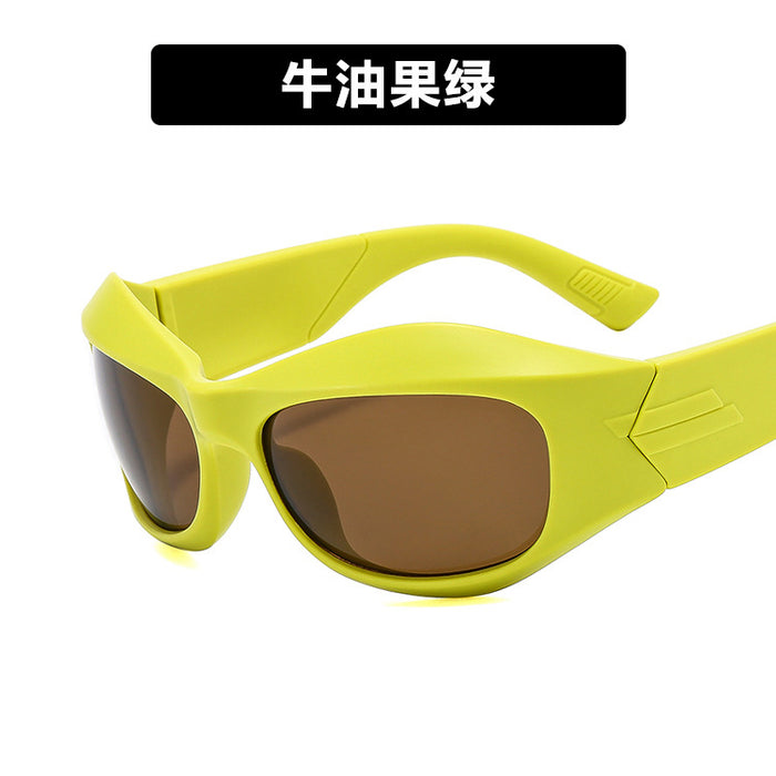 Wholesale Alien curved technology sunglasses trendy sunglasses sunglasses sunglasses
