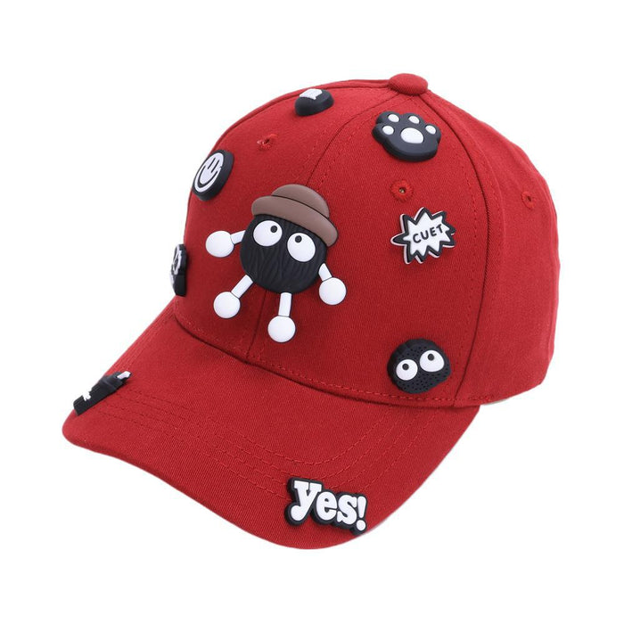 Wholesale Cute Baby Baseball Cap Coal Ball Design Fashion Hip Hop Hat For Kids Boys Girls