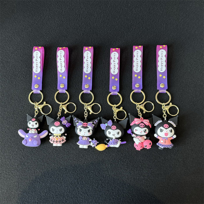 Wholesale Cartoon Silicone Doll Keychain JDC-KC-HaoXi008