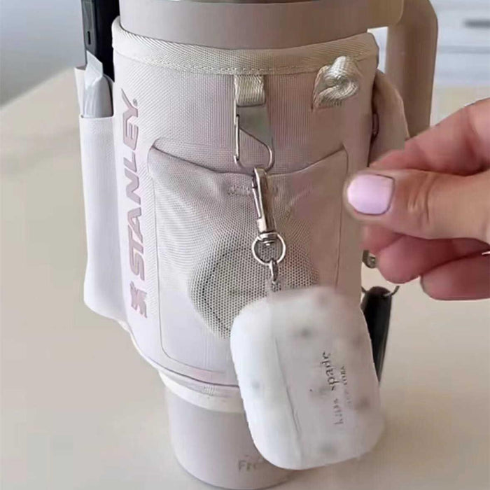 Wholesale Tumbler Capacity Footprint Handle Stainless Steel Large Capacity Ice Cup Car Cup  JDC-CUP-QN001