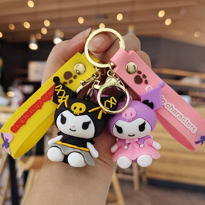 Wholesale Cartoon Silicone Doll Keychain JDC-KC-ZhuoRan034