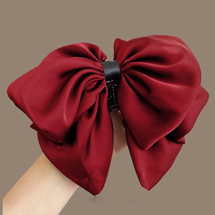 Wholesale Flower Bud Clamp Fluffy Hair Ponytail Clip Advanced Sense Temperament Hairpin