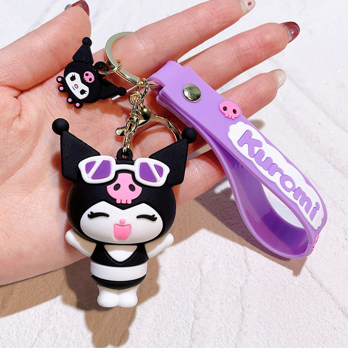 Wholesale Halloween Cartoon Silicone Doll Keychain JDC-KC-QiChao055